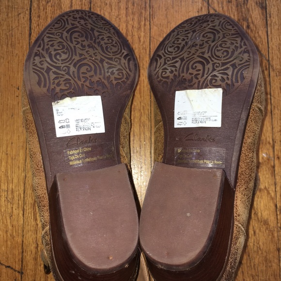 Clark’s Tan ankle booties SIZE 7 - Picture 9 of 9
